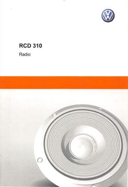 Vw Rcd 310 User Manual Pdf
